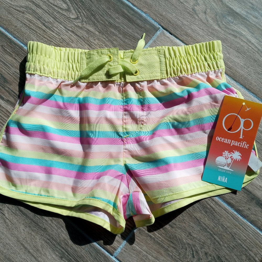 Ocean Pacific Board Short - "Candy Stripe"